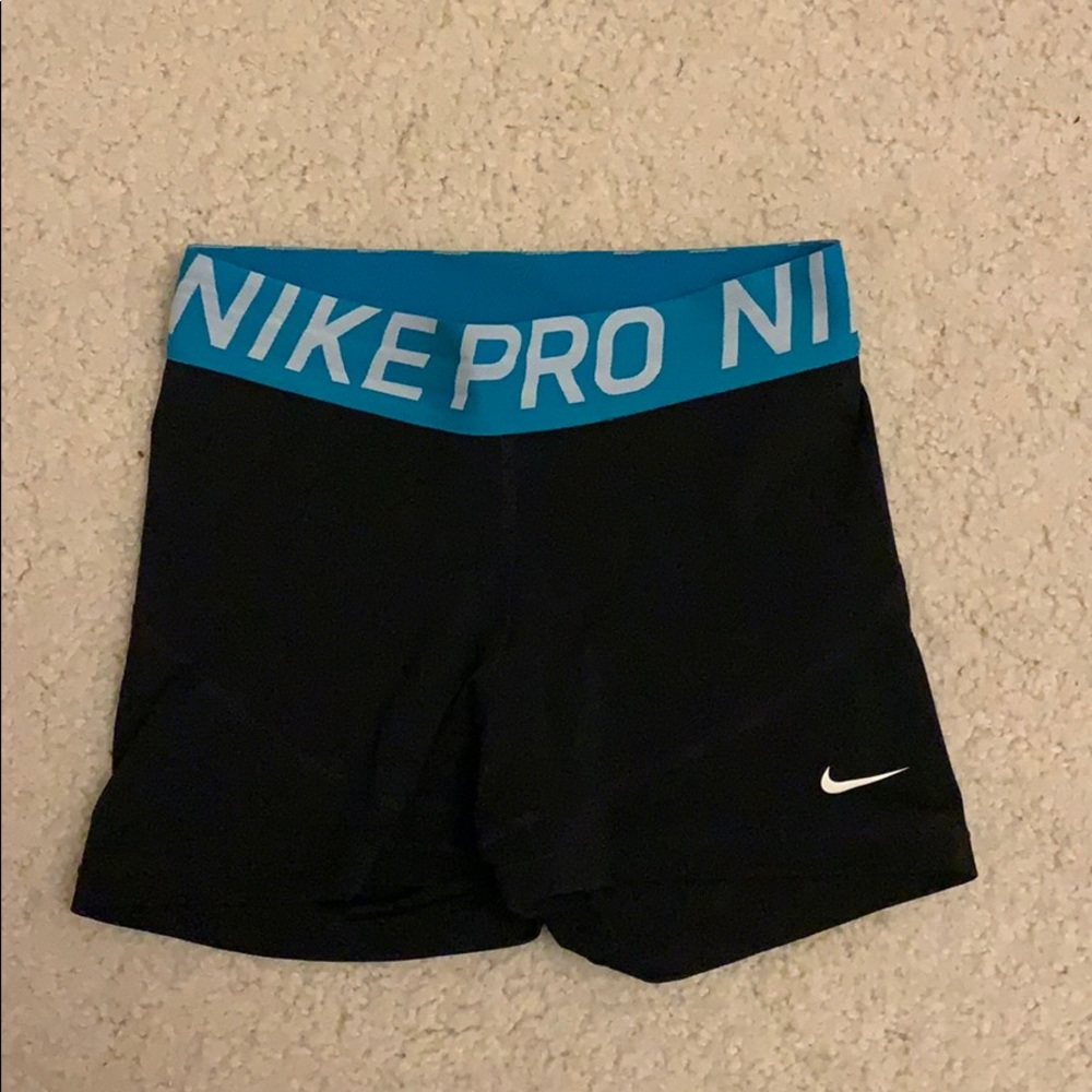 Cute blue waist Nike Pro spandex